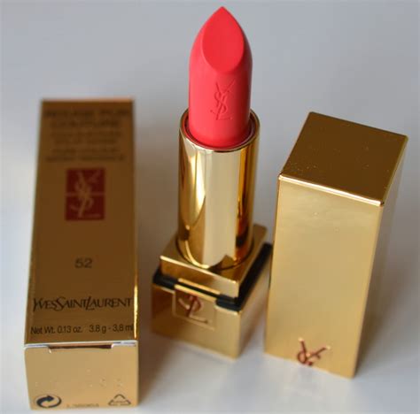 ysl roughe pur couture 52|YSL rouge pur couture lipstick.